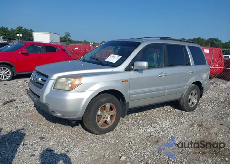 2007 Honda Pilot Ex-L from USA, damaged, VIN 5FNYF28787B042085